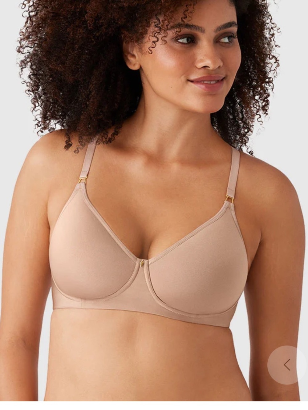 Wacoal Simply Done T-Shirt Bra Roebuck Seamless Wire Free 856393 size 36DD